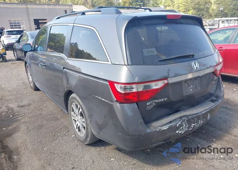 2012 Honda Odyssey Ex-L из США, поврежденный, VIN 5FNRL5H69CB146858
